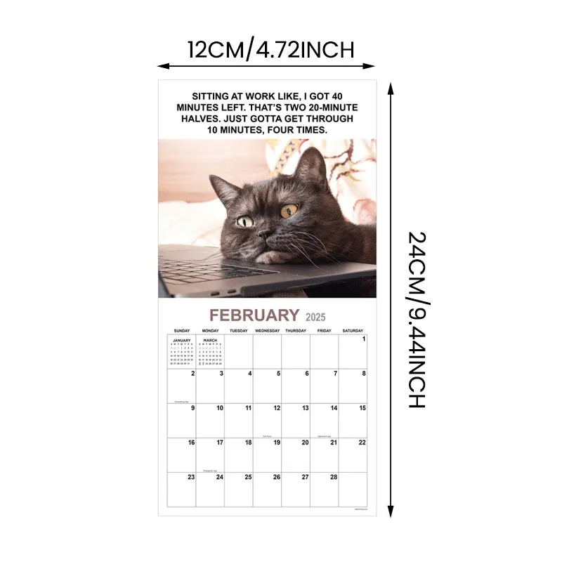 2025 Corporate Cats Wall Calendar