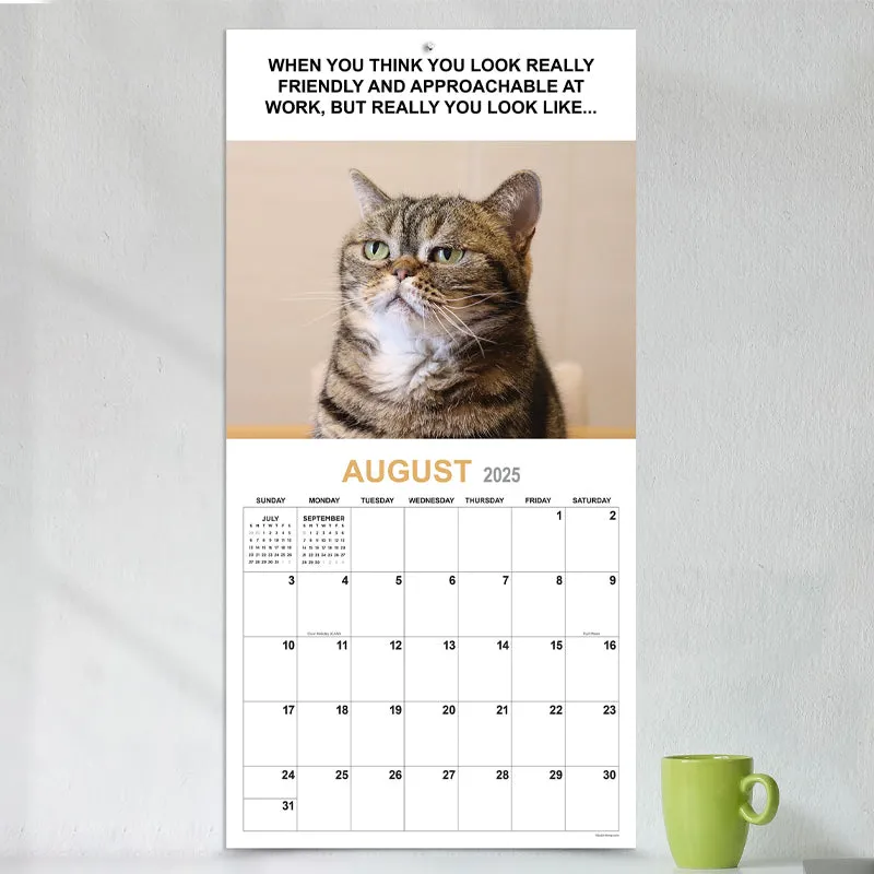 2025 Corporate Cats Wall Calendar