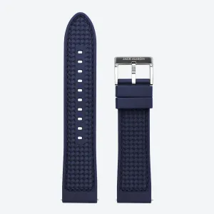 22mm Navy Textured Rubber Strap