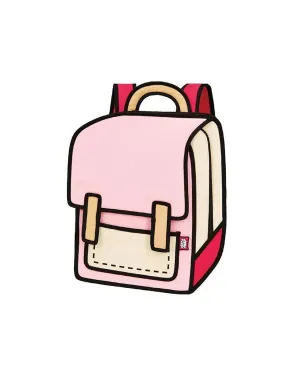 2d Backpack Spaceman Coo Coo Pink