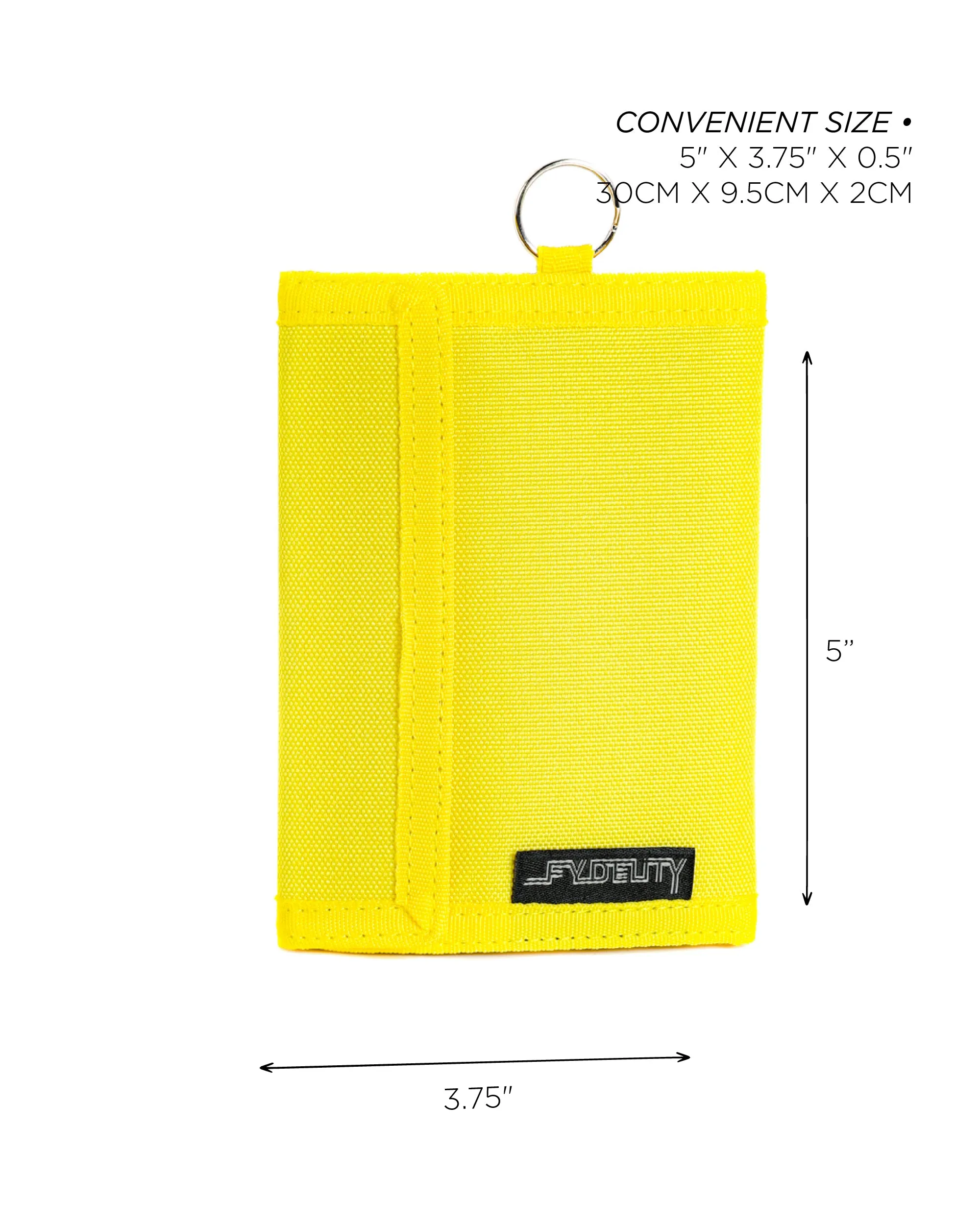 80's Wallet | Bi-Fold RFID | Neon Yellow