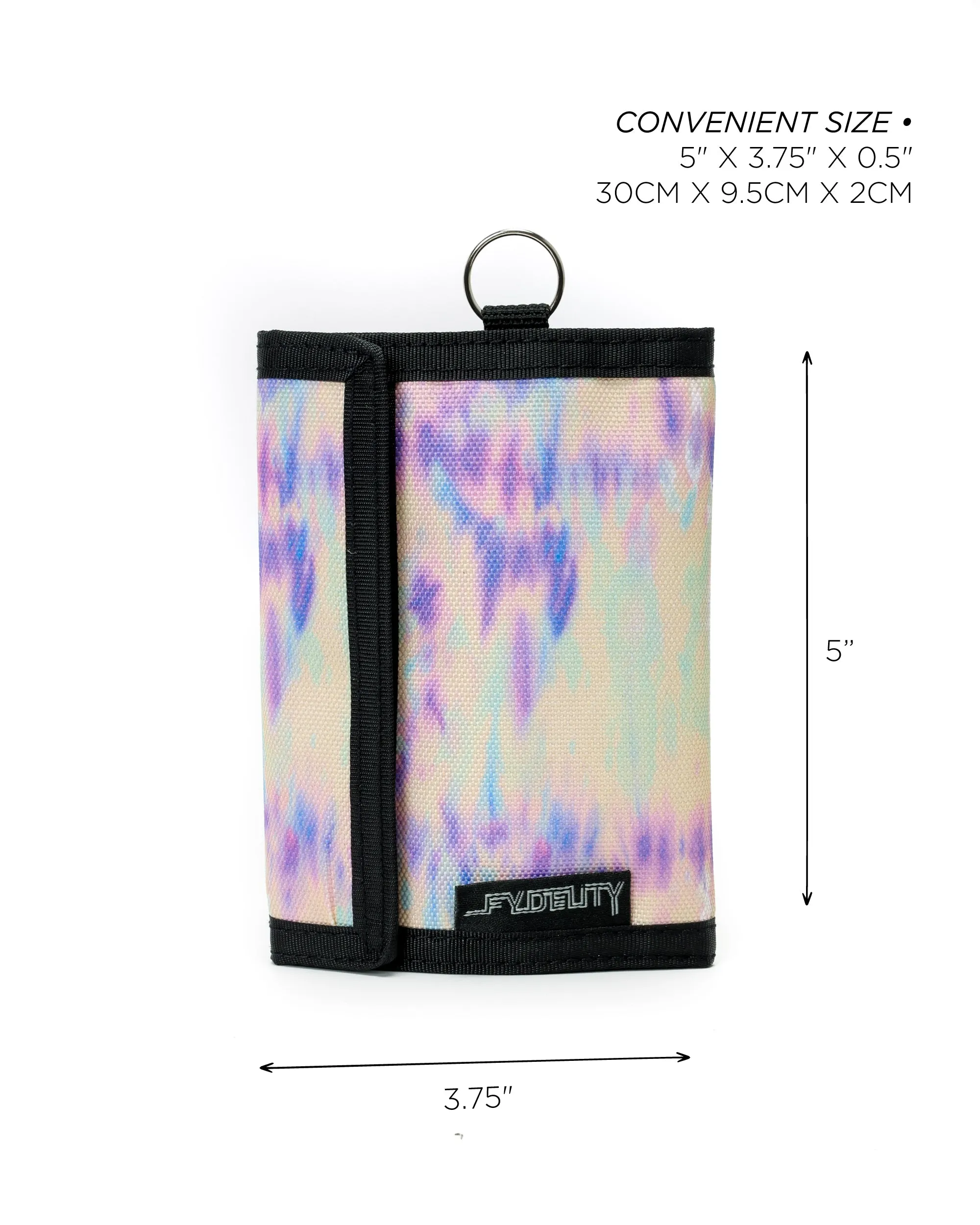 80's Wallet | Bi-Fold RFID |Tie Dye Static