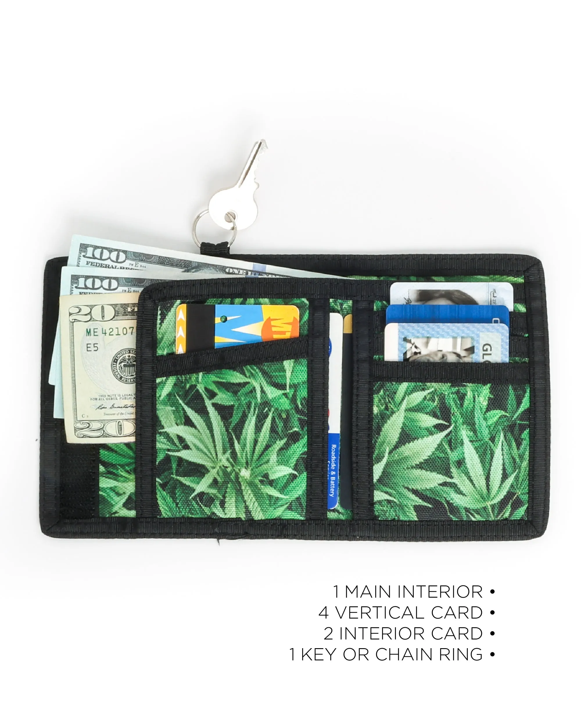 80's Wallet | Bi-Fold RFID |Weed