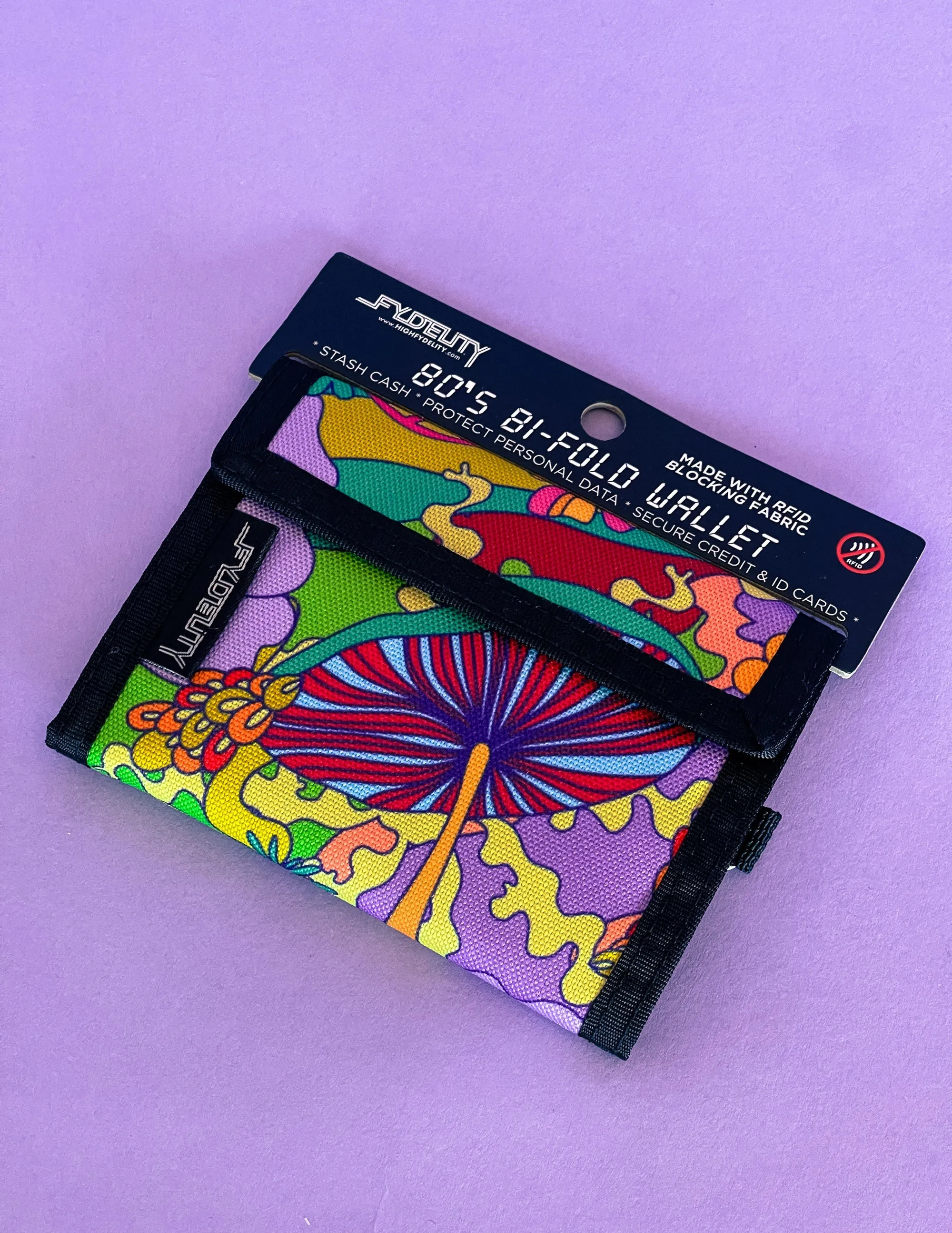 80's Wallet | Bi-Fold RFID |Wonderland