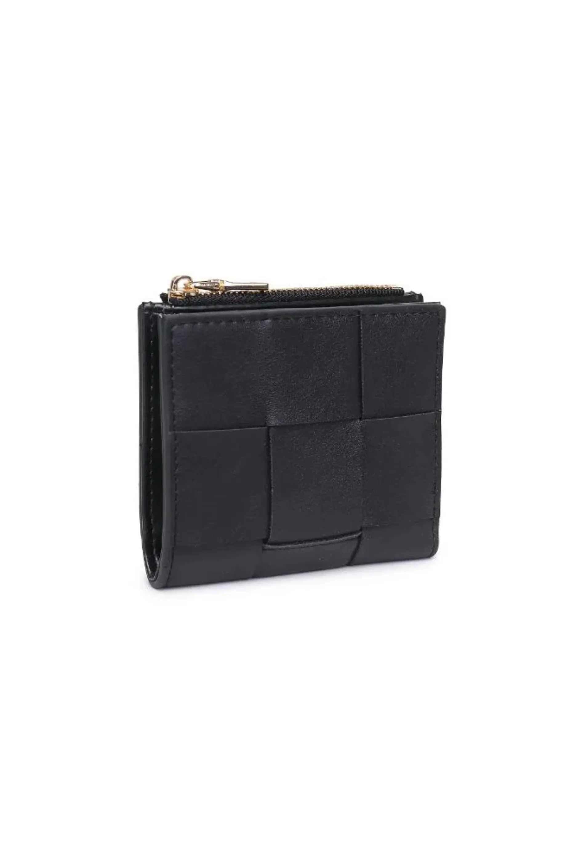 Amelie Woven Card Holder - Black