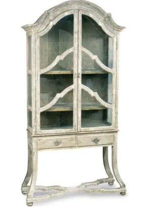 Arched Cabinet With Glass Doors