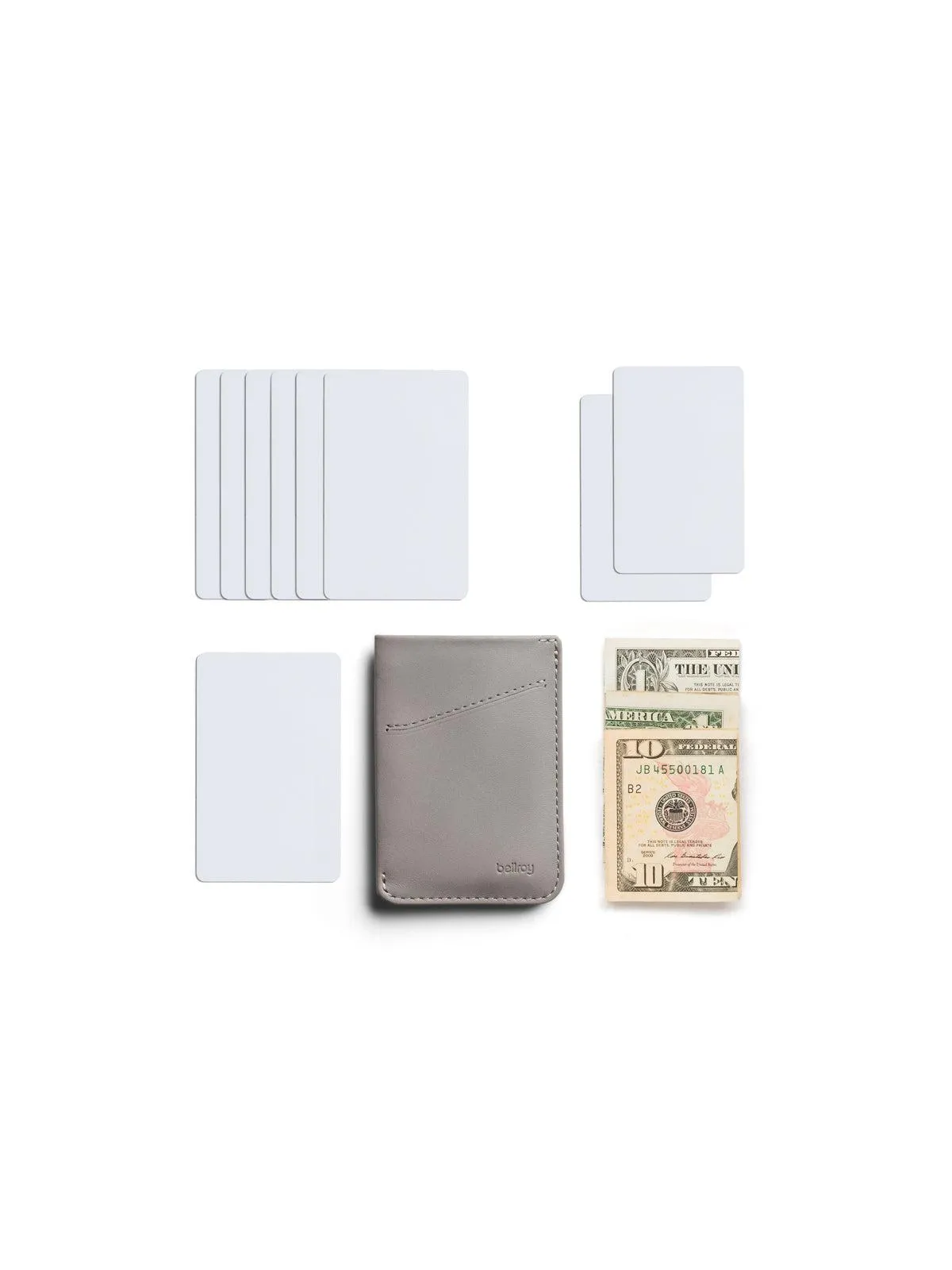 Bellroy Card Sleeve Grey Lagoon