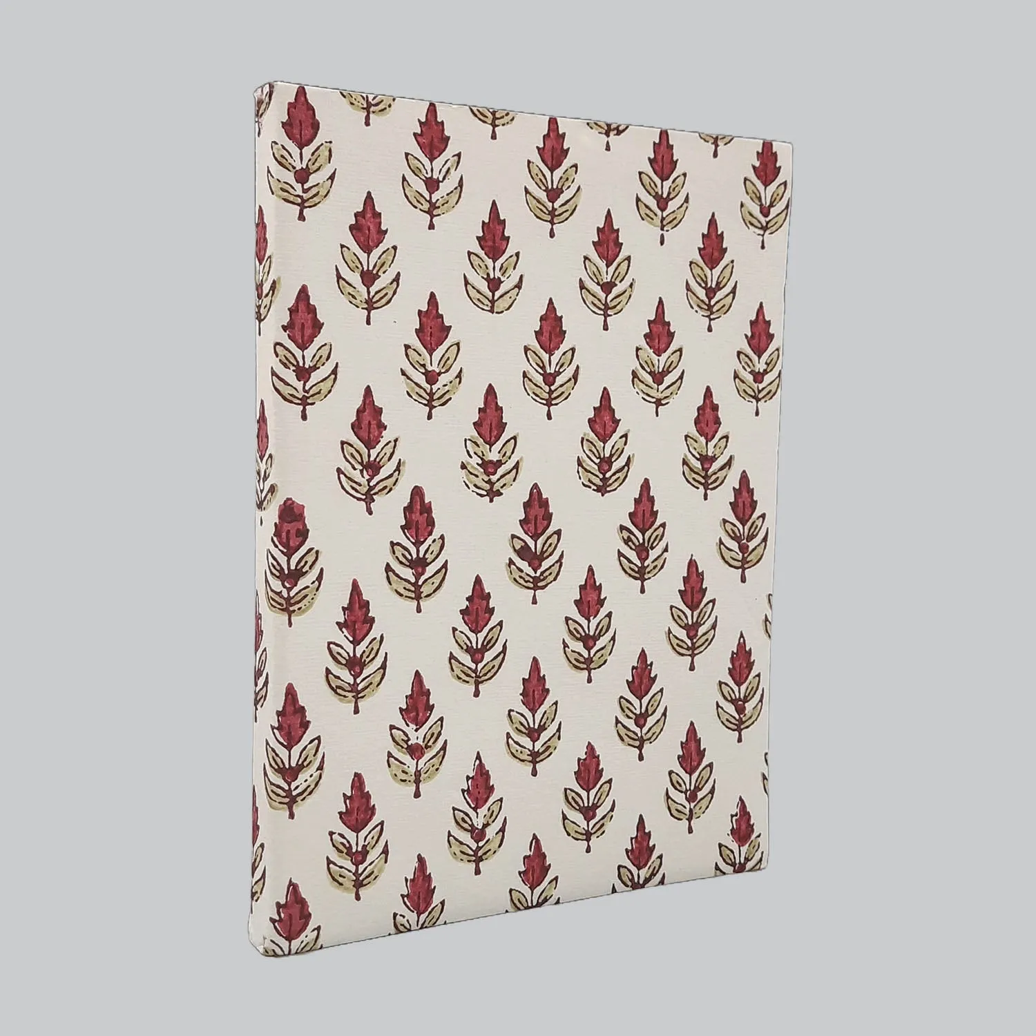 Block Print Diary Notebook 7 x 5 in