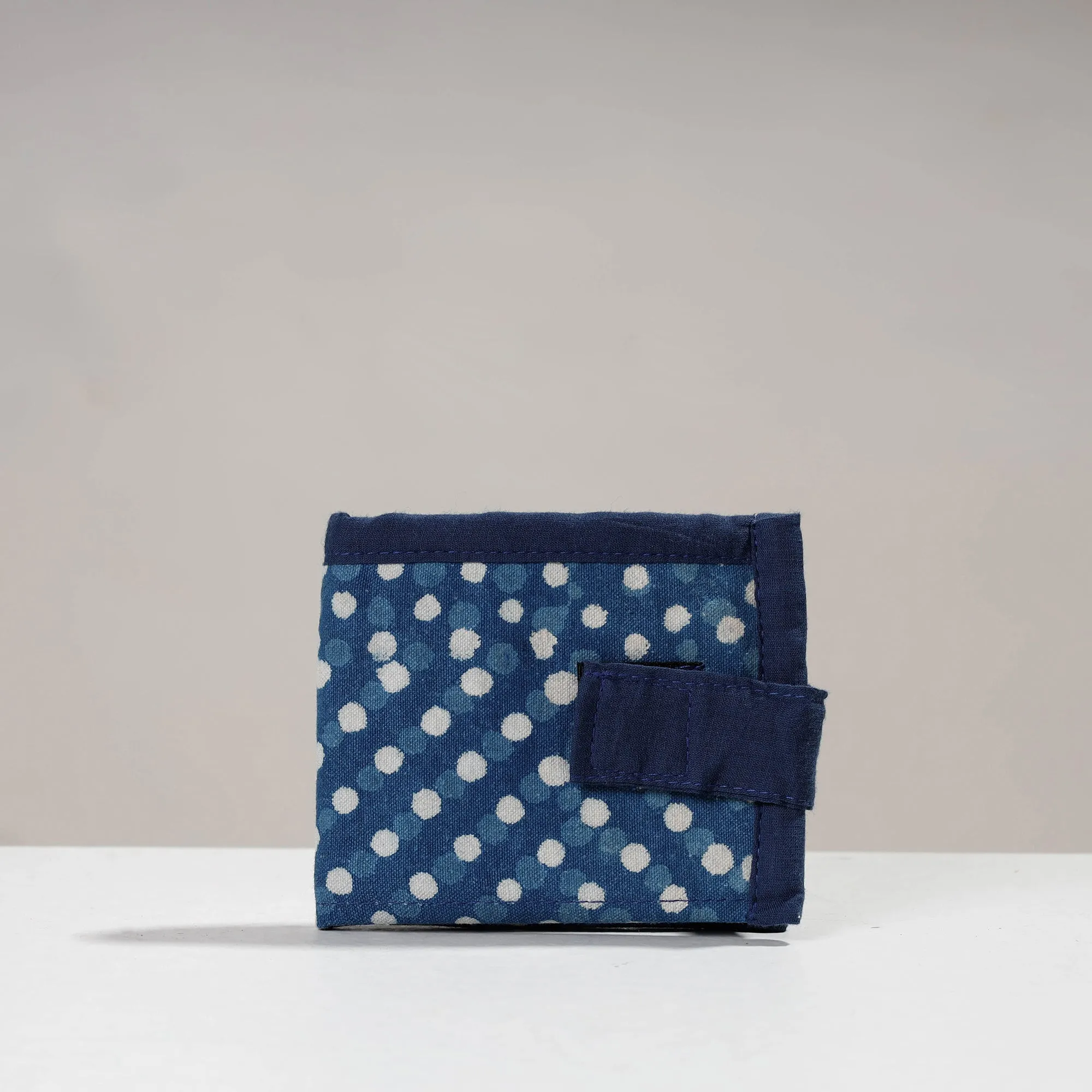 Blue - Jugaad Handmade Cotton Wallet