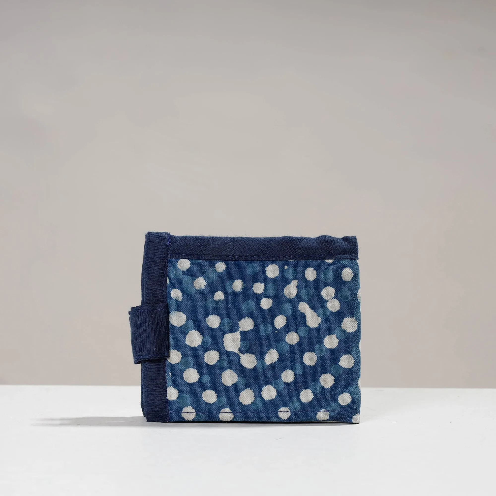 Blue - Jugaad Handmade Cotton Wallet