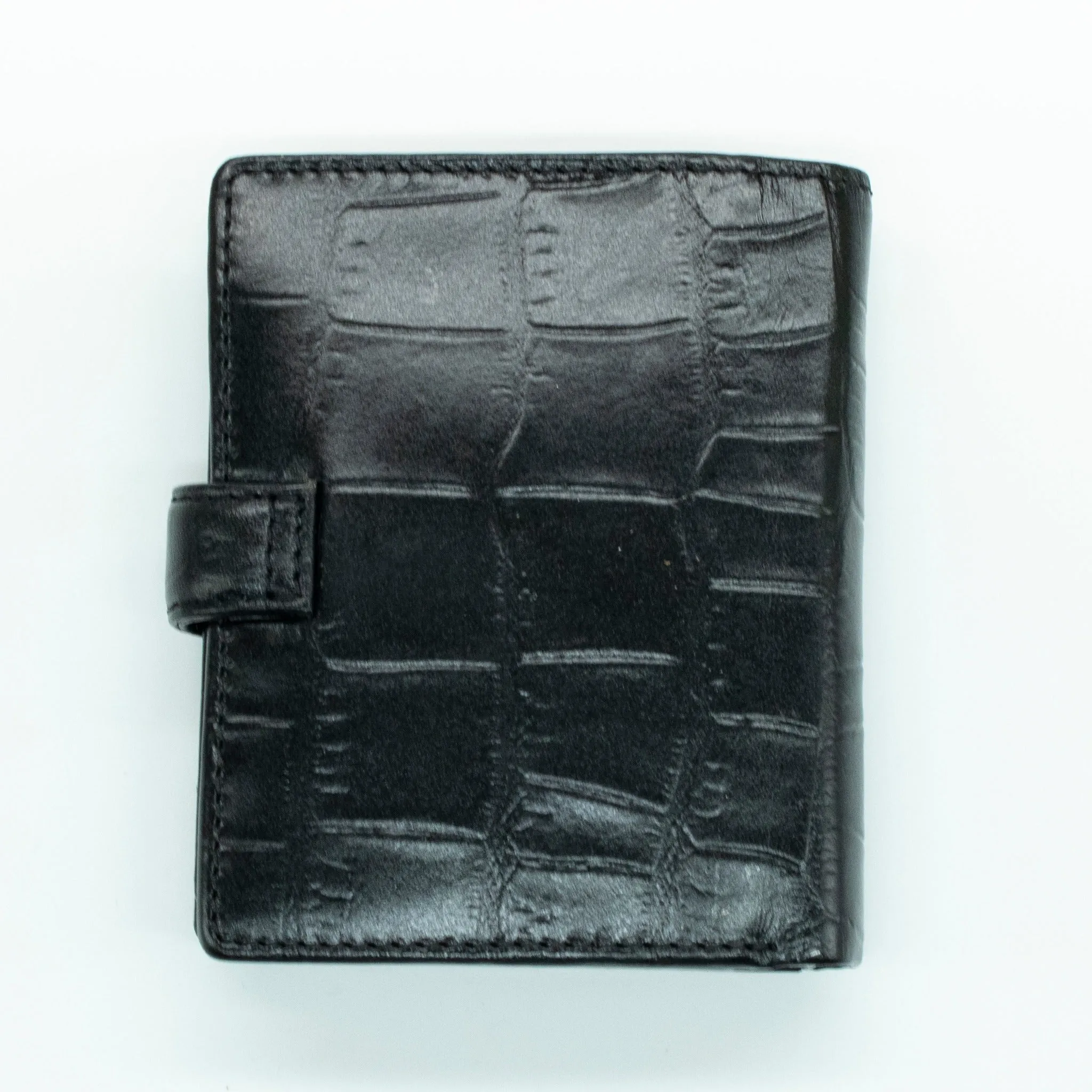 CROCCO WALLET WITH LOOPHOLE SNAP CLOSURE