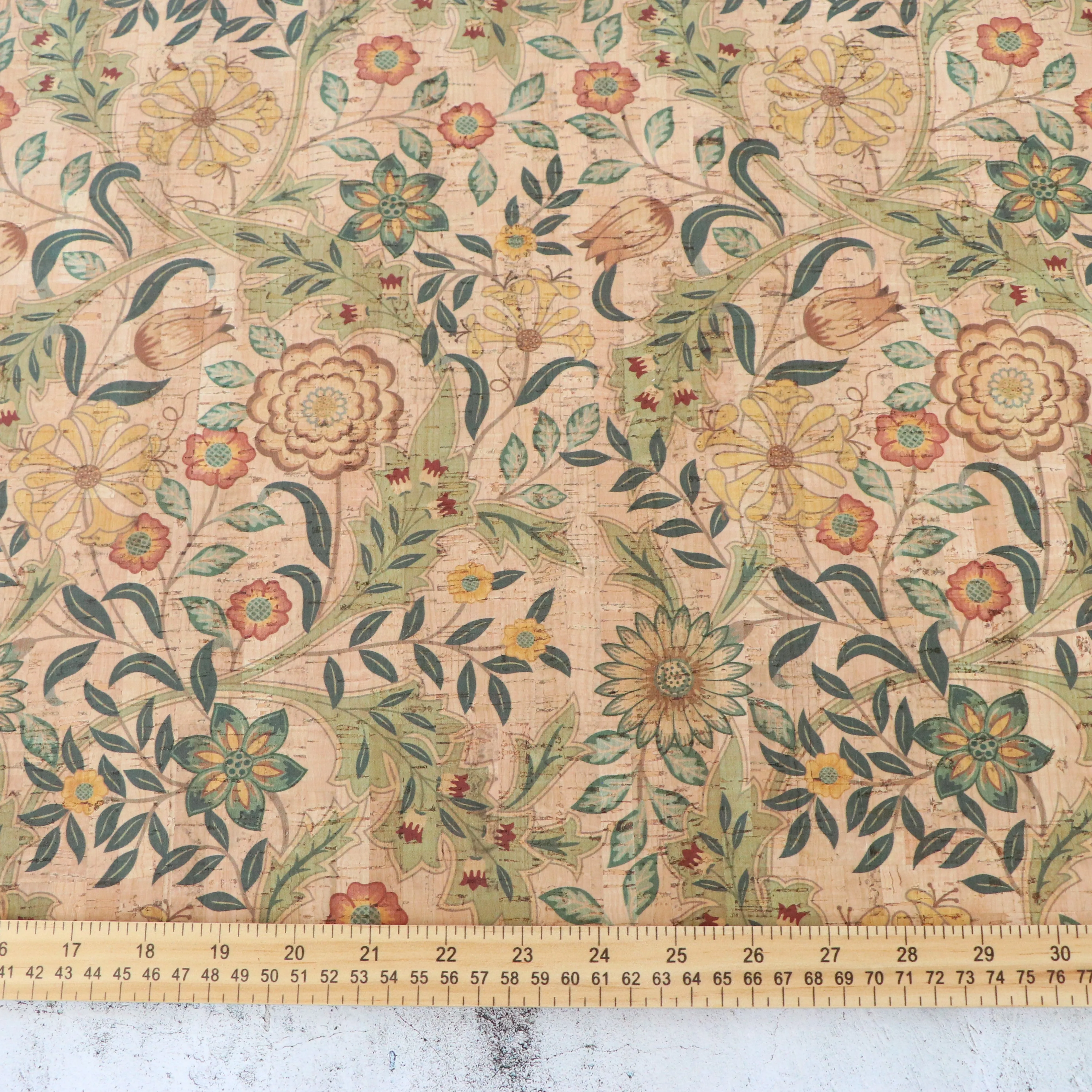 Flourish Garden Cork Fabric