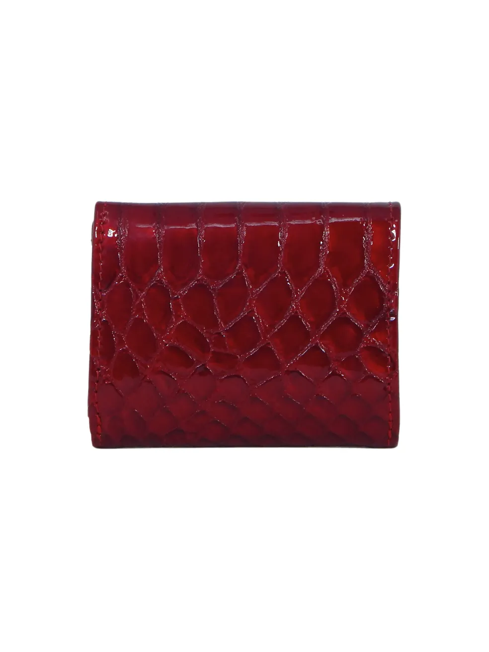 Gallop Compact Patent Leather Wallet