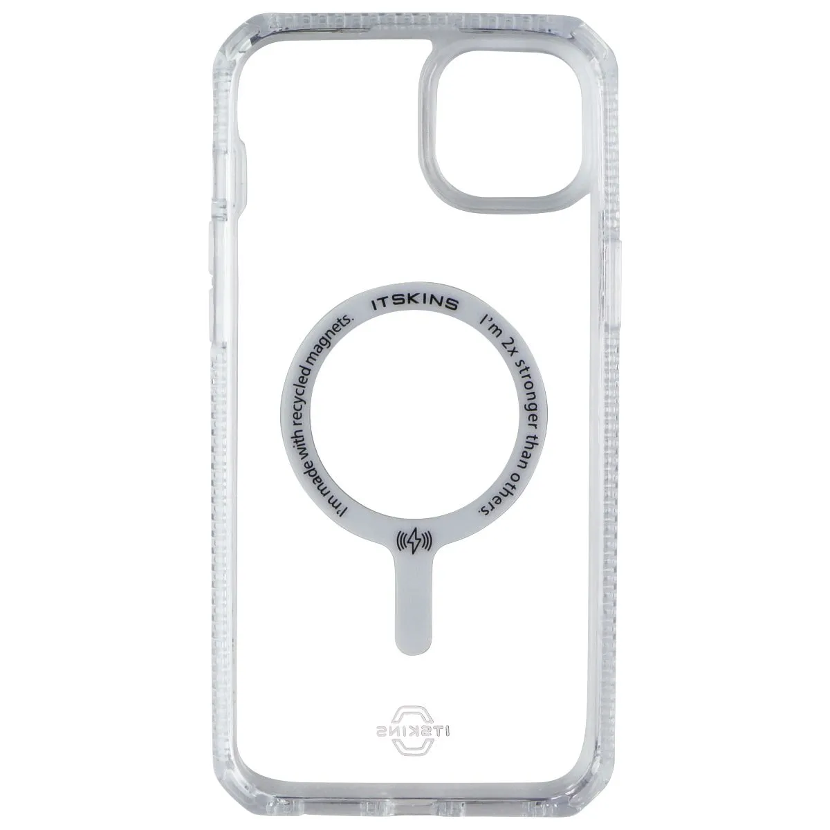 ITSKINS Hybrid_R Clear Series for iPhone 15 Plus / iPhone 14 Plus - Transparent