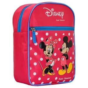 Kuber Industries Disney Minnie & Mickey Printed Rexien Lightweight, Portable School Bag, Backpack, Bookbag For Kids (Pink), Standard