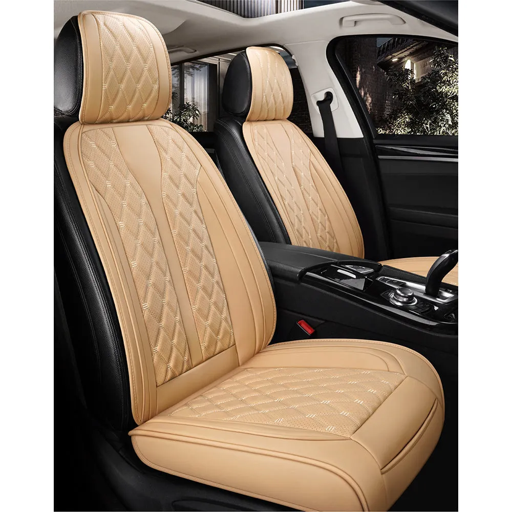 Leather Universal Fit Car Seat Cover  (1 Pc)