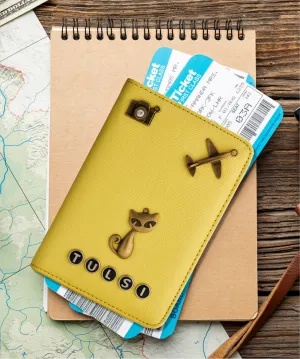 Light Yellow Passport Cover