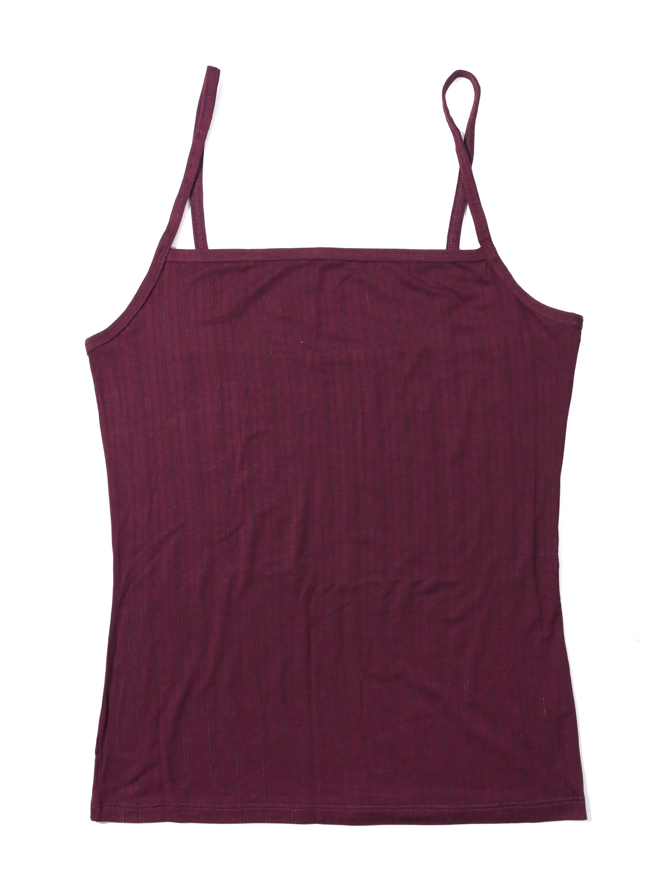 MellowLuxe™ Square Neck Cami Dried Cherry Red Sale