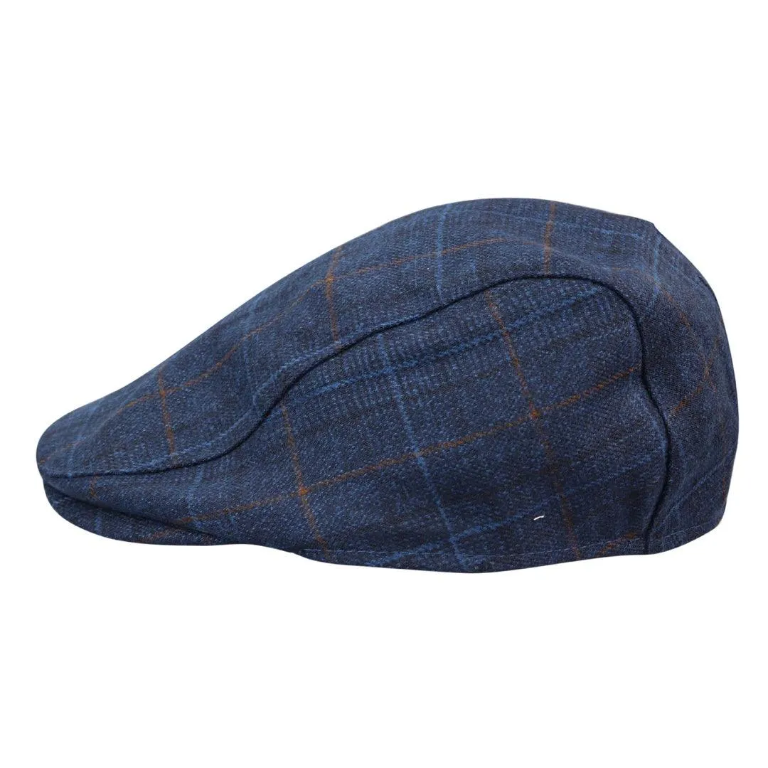 Mens Grandad Baker Flat Cap 8 Panel Tweed Vintage Classic Smart Casual 1920s