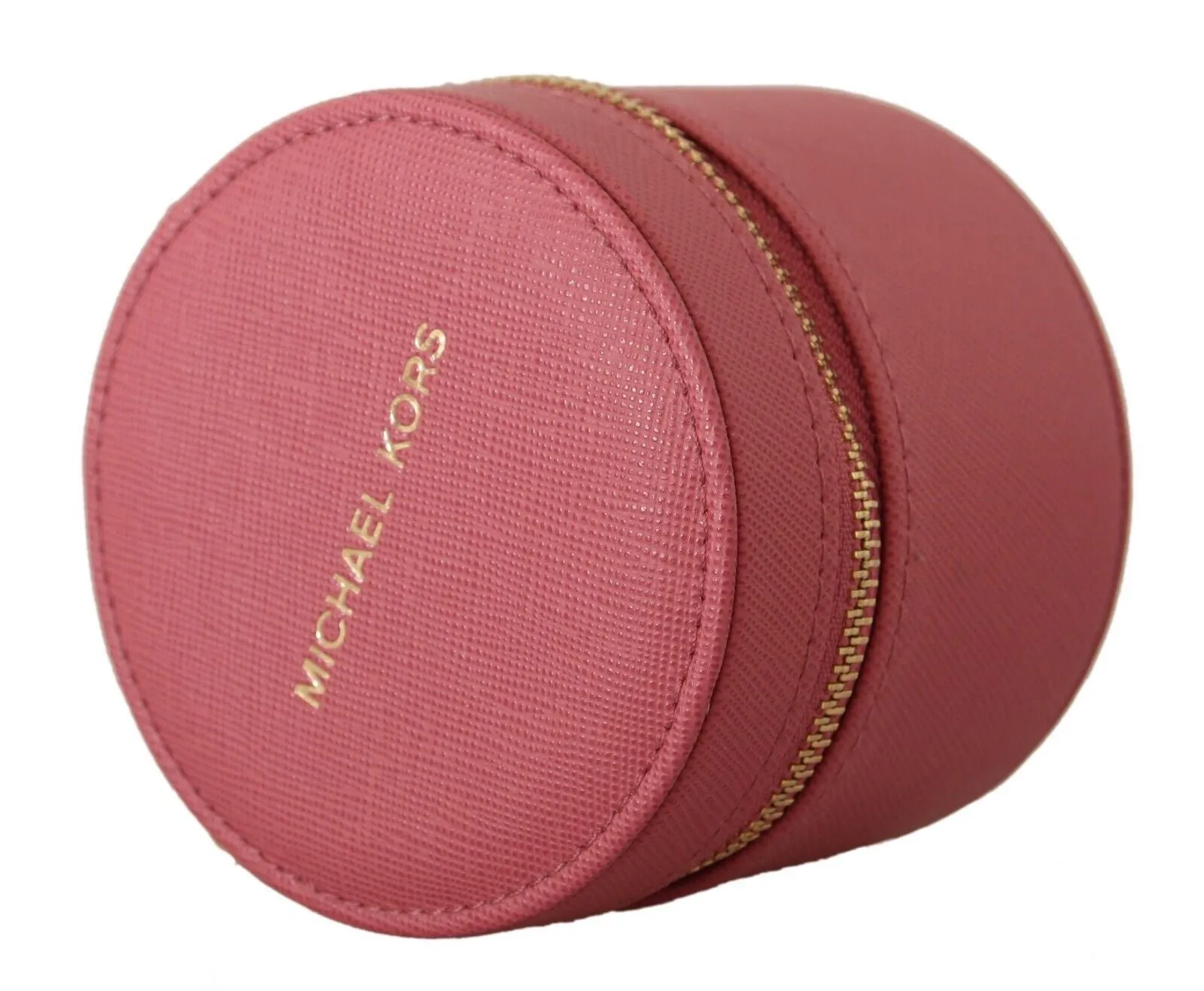 Michael Kors Elegant Pink Leather Round Wallet