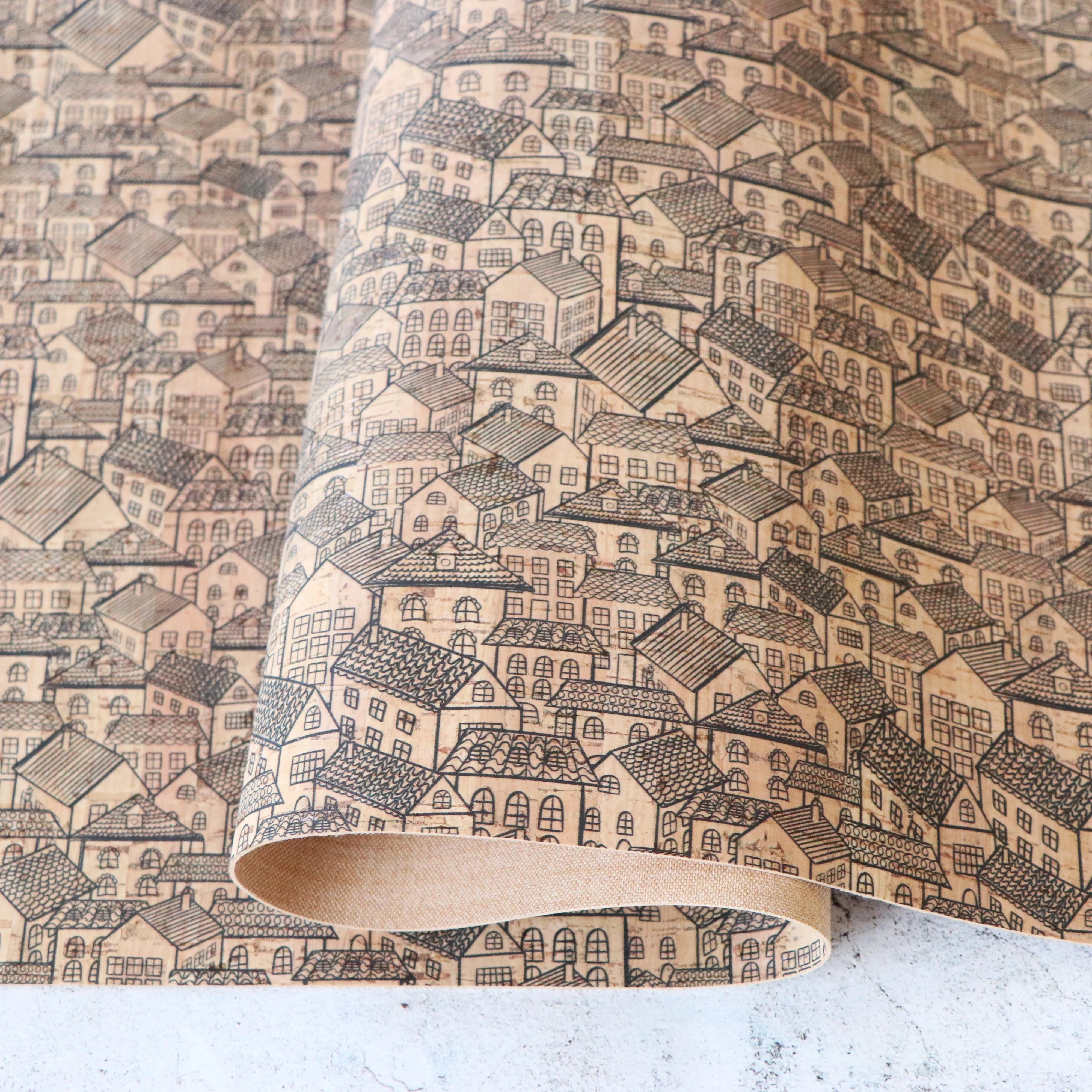 Neighborhood Cork Fabric