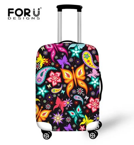 New Graffiti Design Protective Luggage Cover Waterproof Travel Luggage Cover Suit for 18-30 inch Case Elastic Suitcase Cover