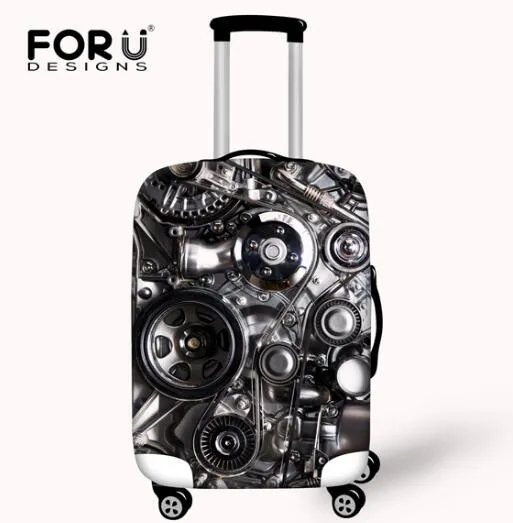 New Graffiti Design Protective Luggage Cover Waterproof Travel Luggage Cover Suit for 18-30 inch Case Elastic Suitcase Cover