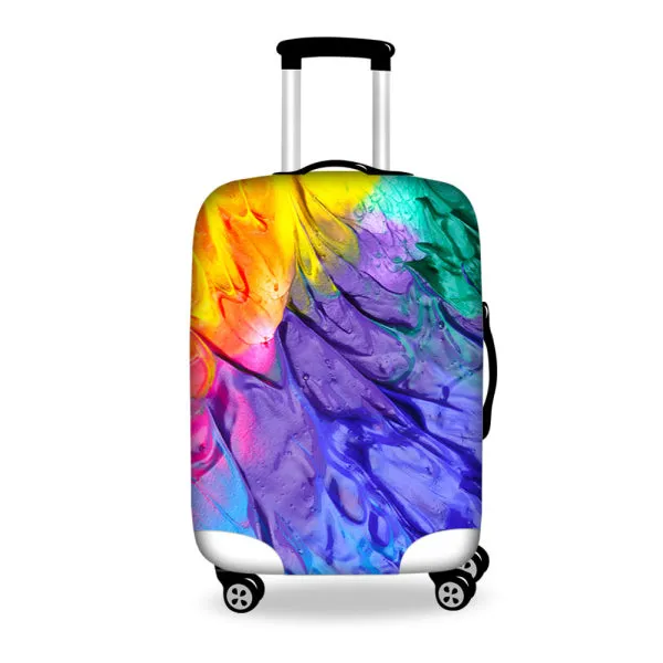 New Graffiti Design Protective Luggage Cover Waterproof Travel Luggage Cover Suit for 18-30 inch Case Elastic Suitcase Cover