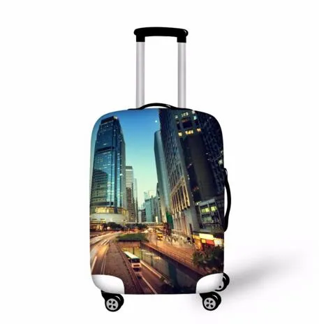 New Graffiti Design Protective Luggage Cover Waterproof Travel Luggage Cover Suit for 18-30 inch Case Elastic Suitcase Cover