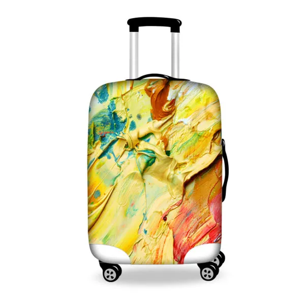 New Graffiti Design Protective Luggage Cover Waterproof Travel Luggage Cover Suit for 18-30 inch Case Elastic Suitcase Cover