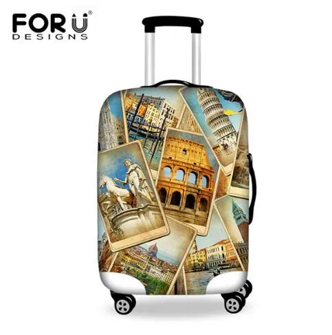 New Graffiti Design Protective Luggage Cover Waterproof Travel Luggage Cover Suit for 18-30 inch Case Elastic Suitcase Cover