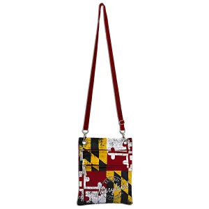 NWMD02 Robin Ruth Neck Wallet - Maryland Flag RED