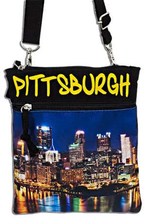 NWPG4 Robin Ruth Neck Wallet - Pittsburgh Night HD