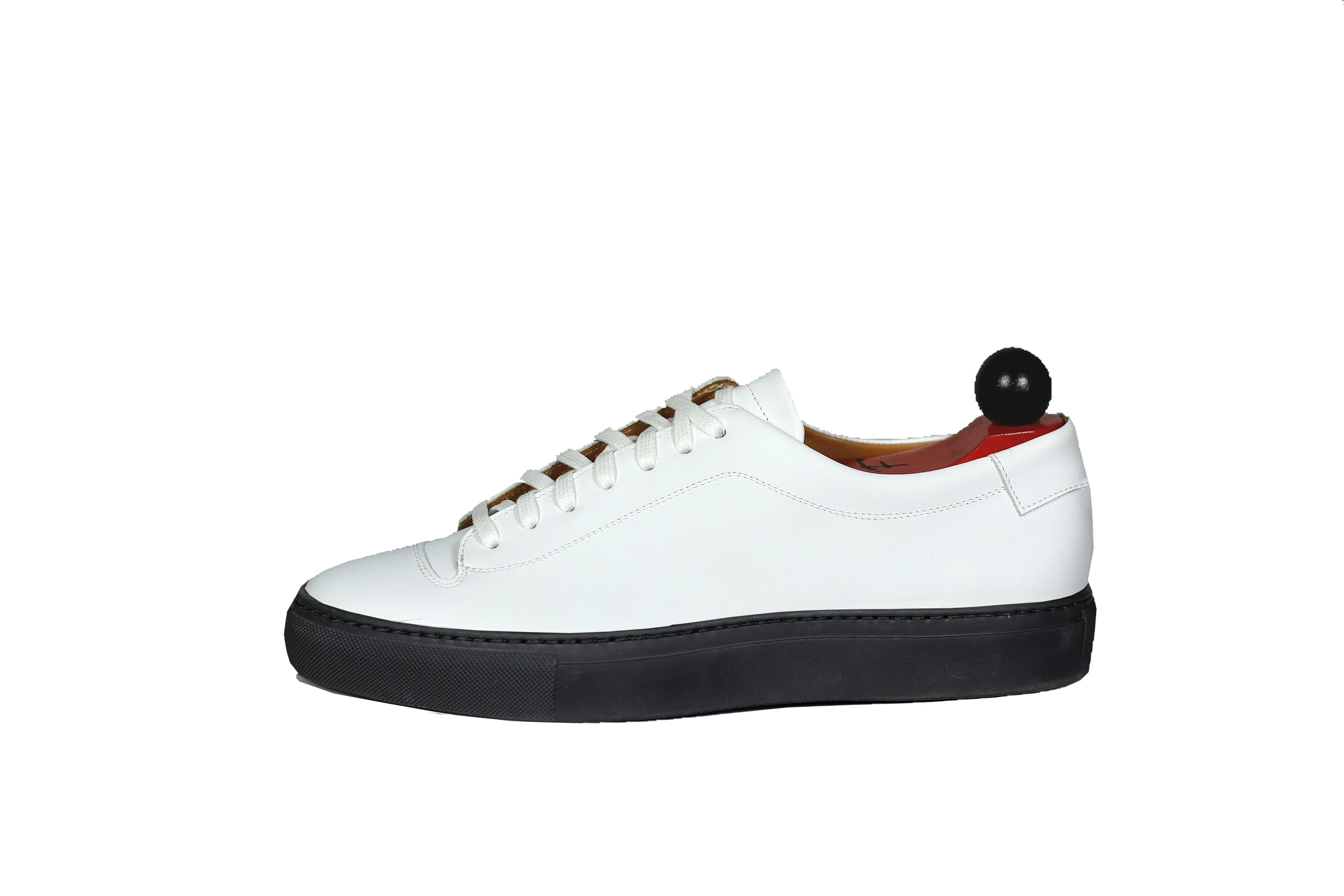 Olympia - MTO - White Calf / Black Sole