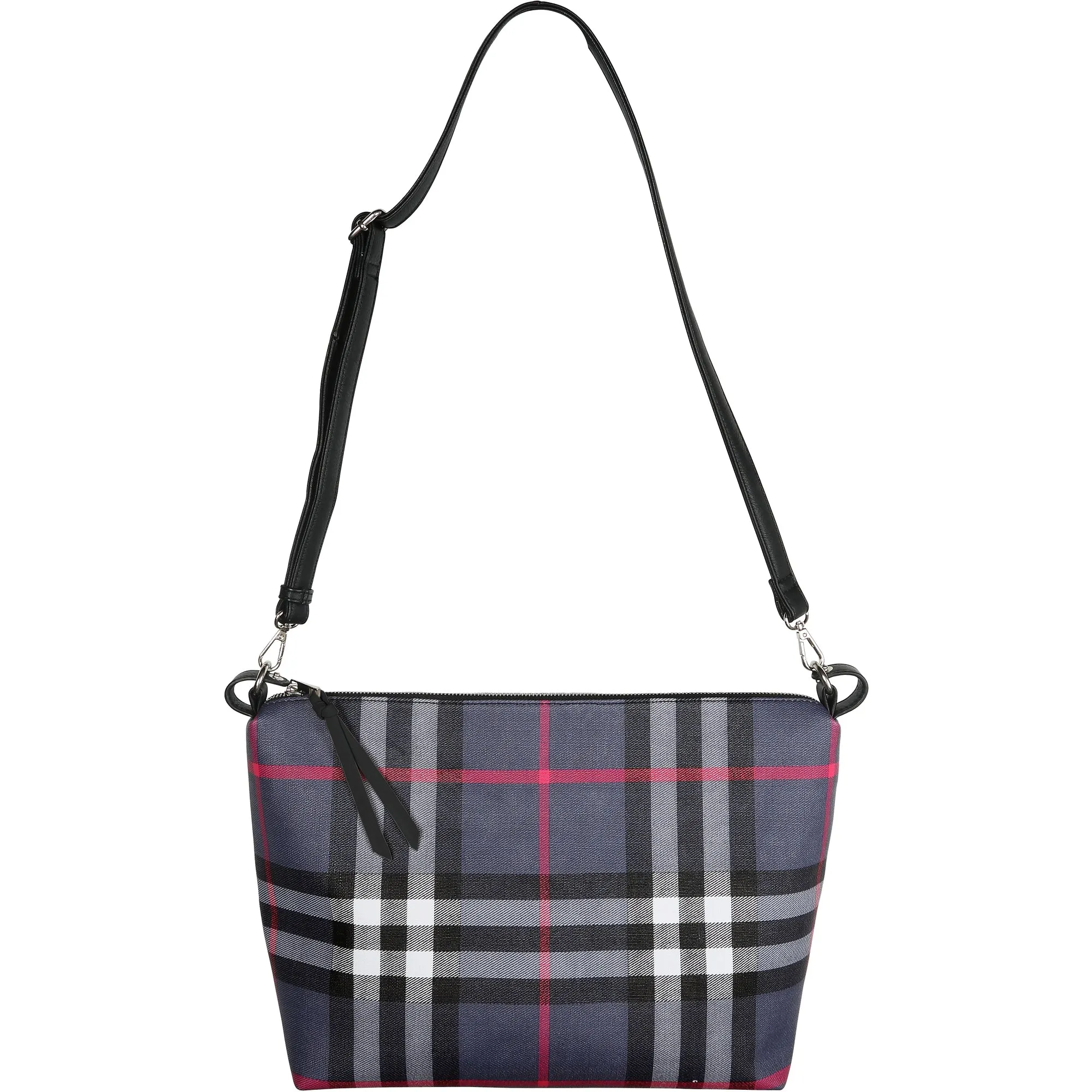 Raven Rose 18" x 11" Laser Cut Plaid Tote