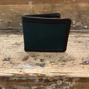 Regent - Billfold Wallet - Canvas & Leather - Green