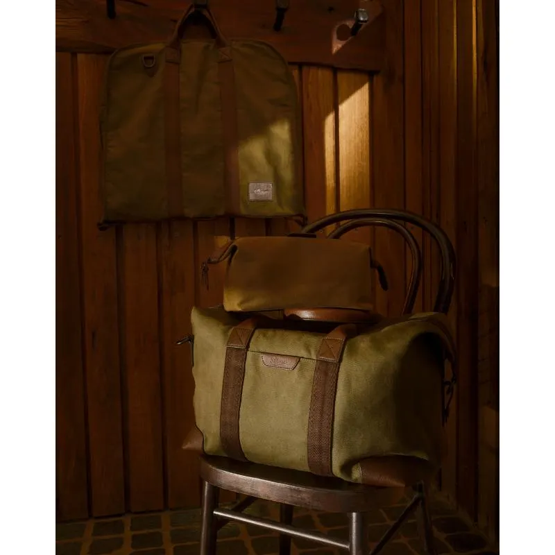 R.M.Williams Barrenjoey Wash Bag - Khaki/Brown