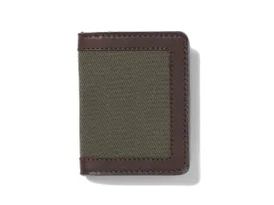 Rugged Twill Outfitter Card Wallet Otter Green