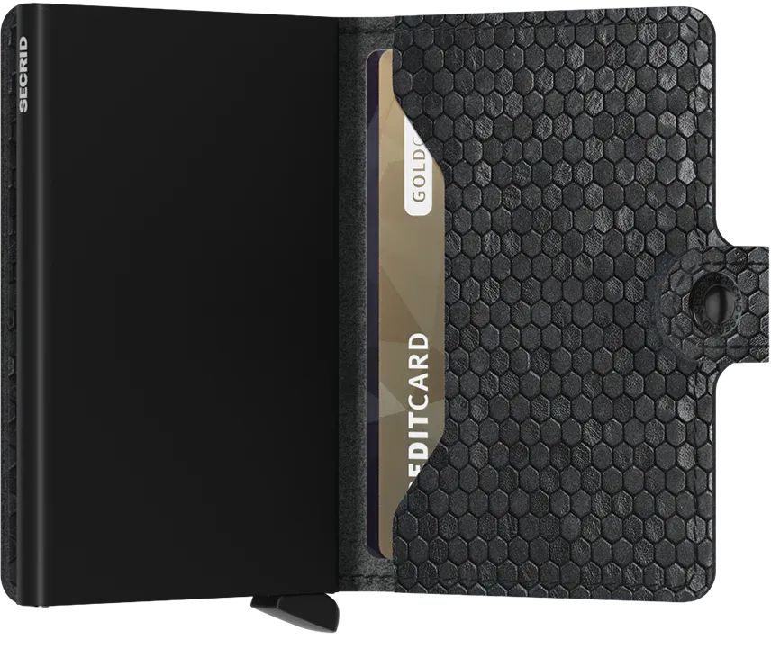 SECRID - Miniwallet - Hexagon Black