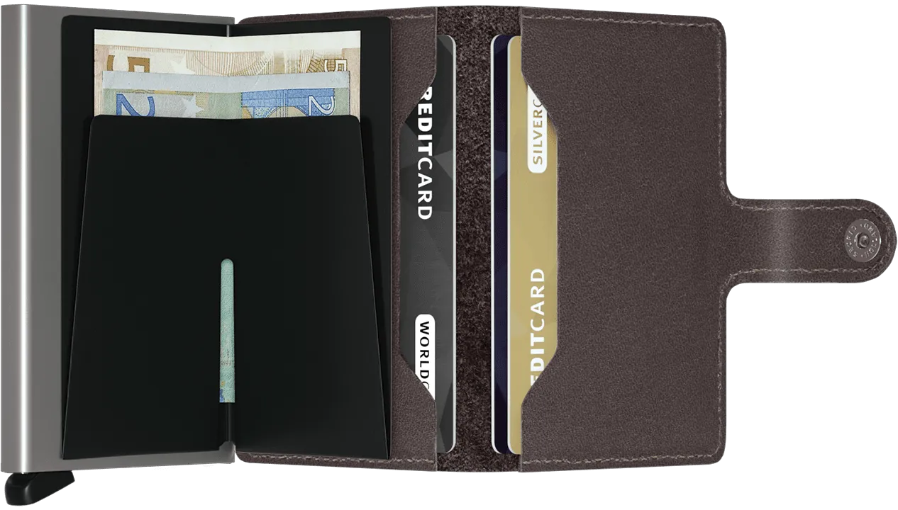 SECRID - Miniwallet - Original Dark Brown