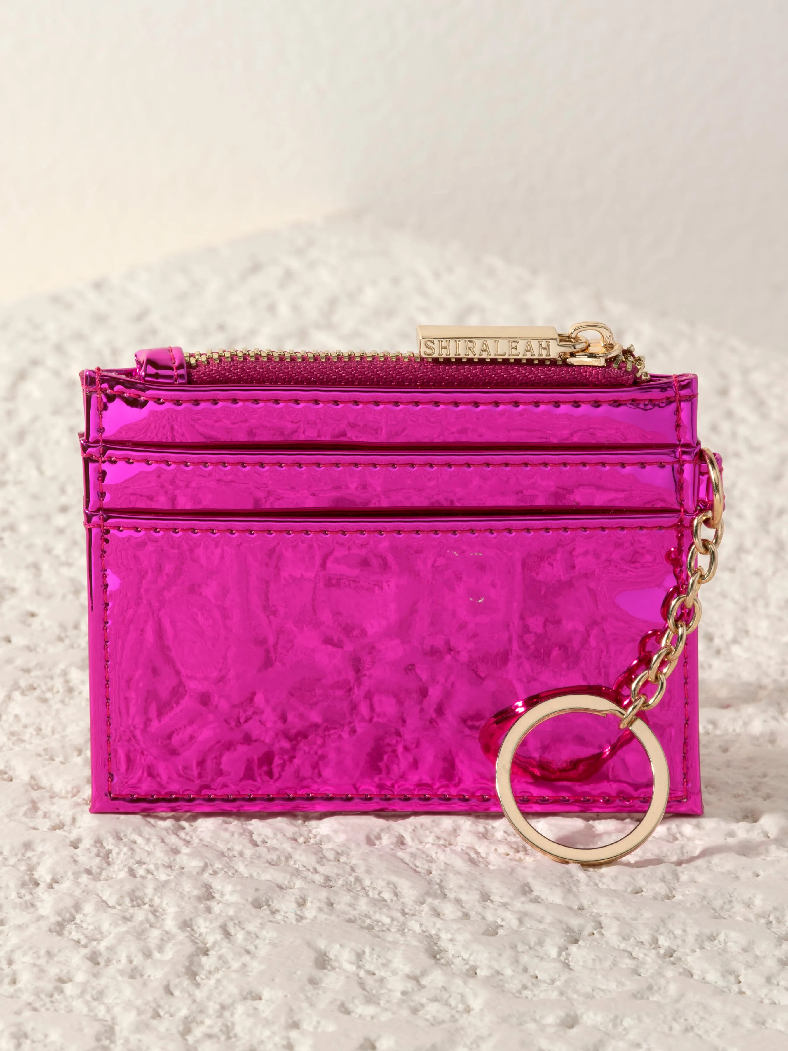 Shiraleah Clara Card Case, Magenta