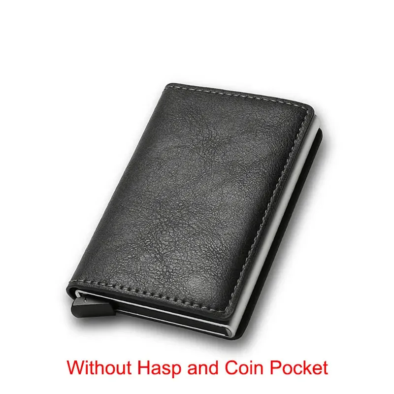 Sleek and Secure Carbon Fiber Slim Aluminium Wallet – YRFID-Blocking Men's Wallet Credit Card Holder!