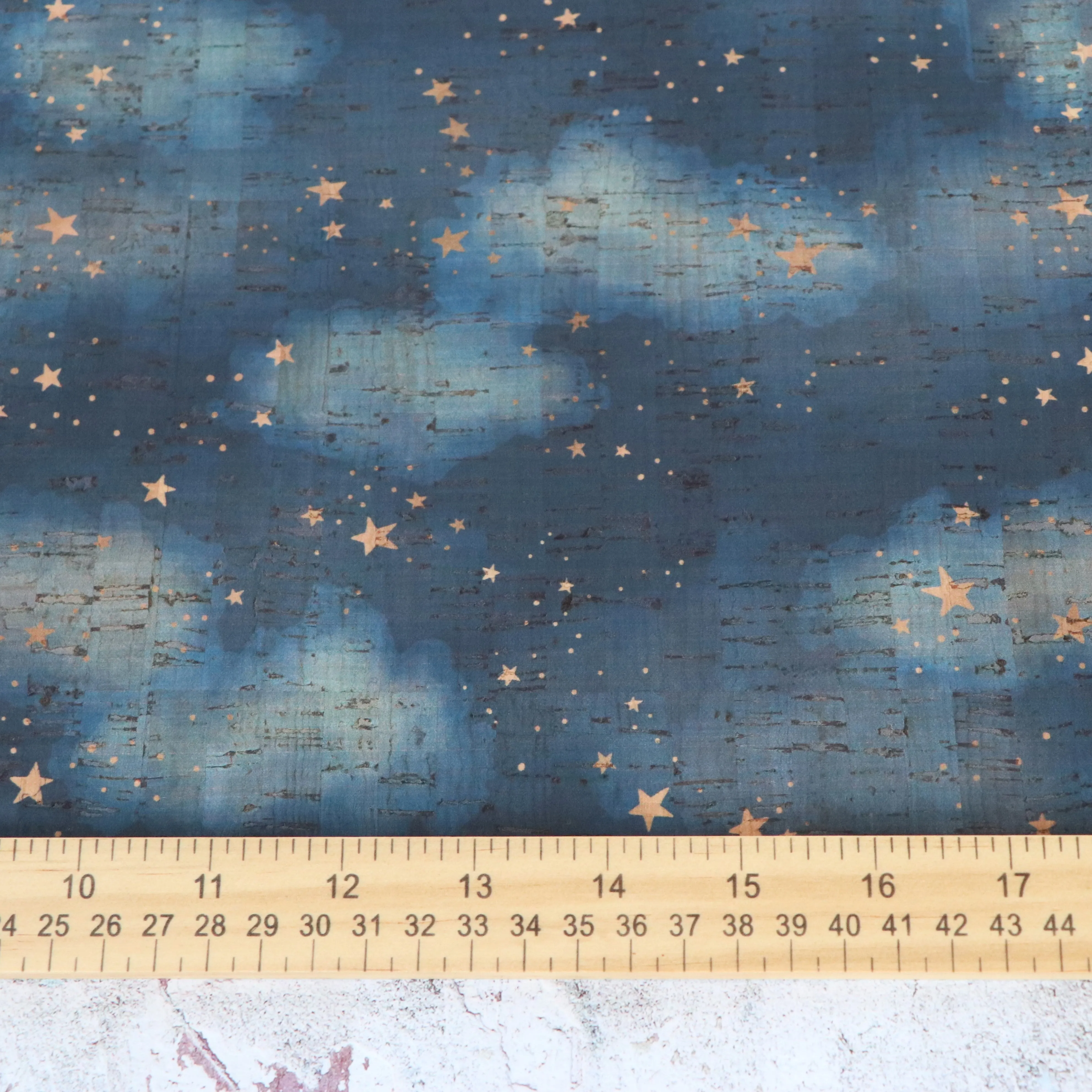 Starry Night Cork Fabric