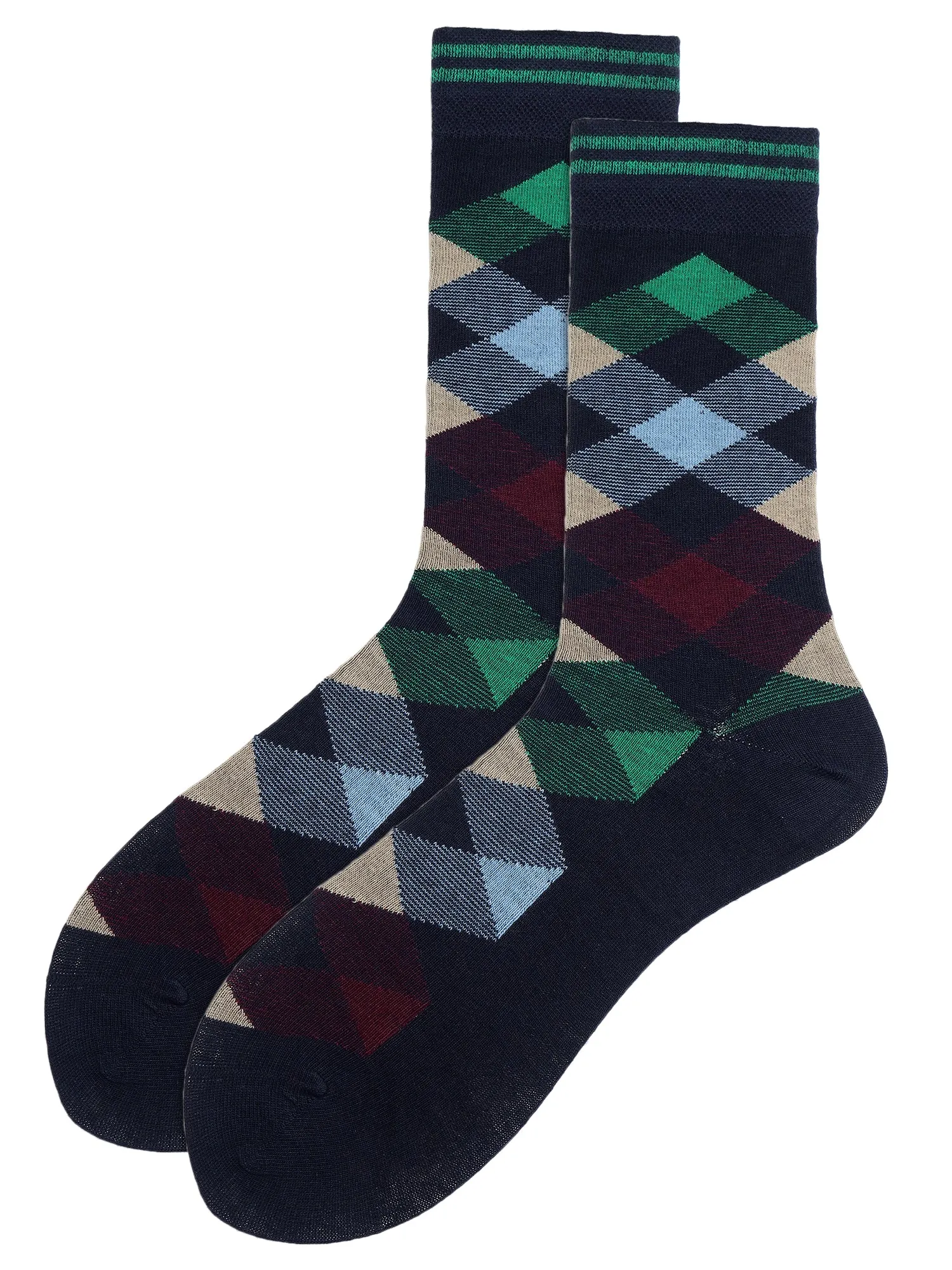 The Scotsman | Plaid Crew Socks for Men