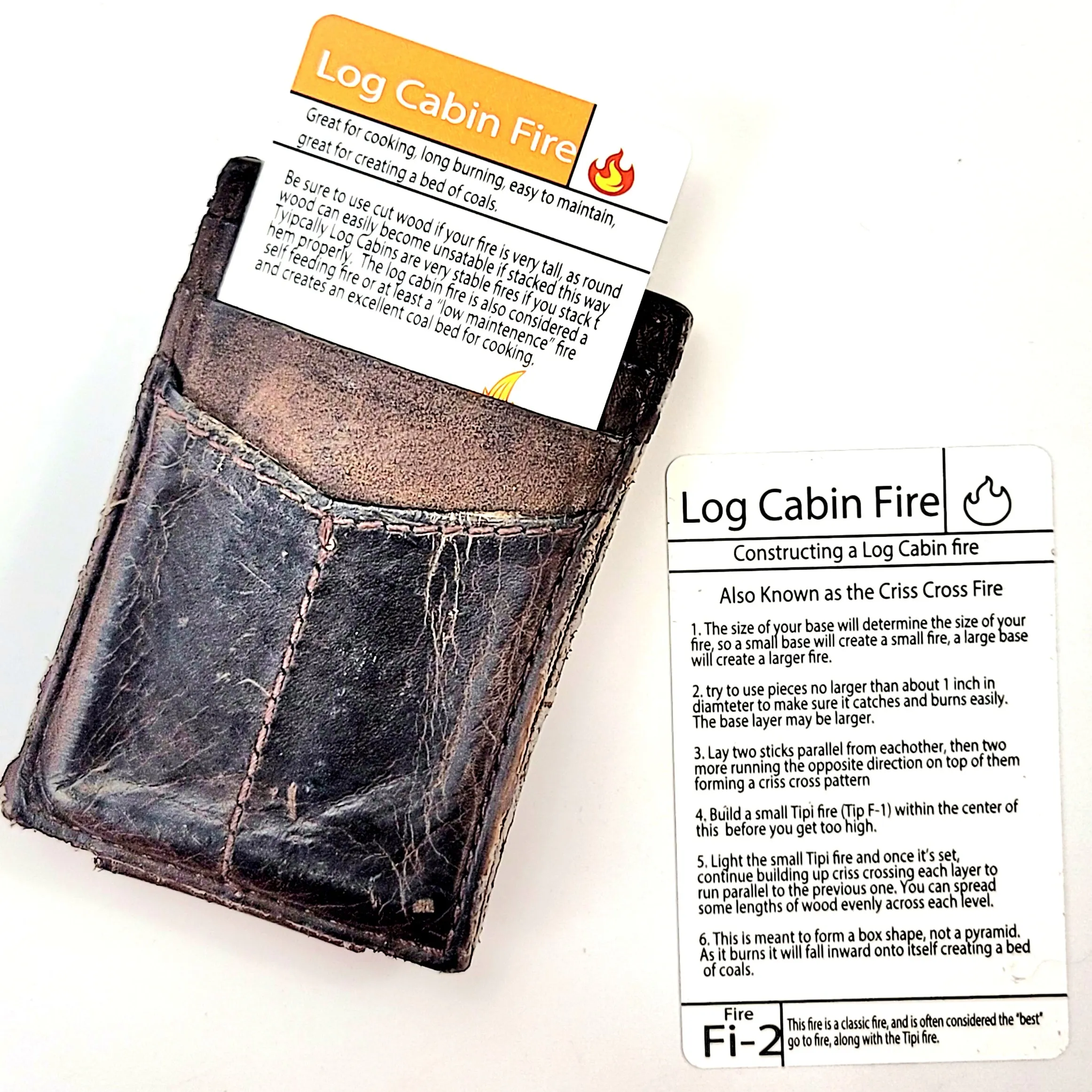 Tip Card FI-2: Log Cabin Fire Method