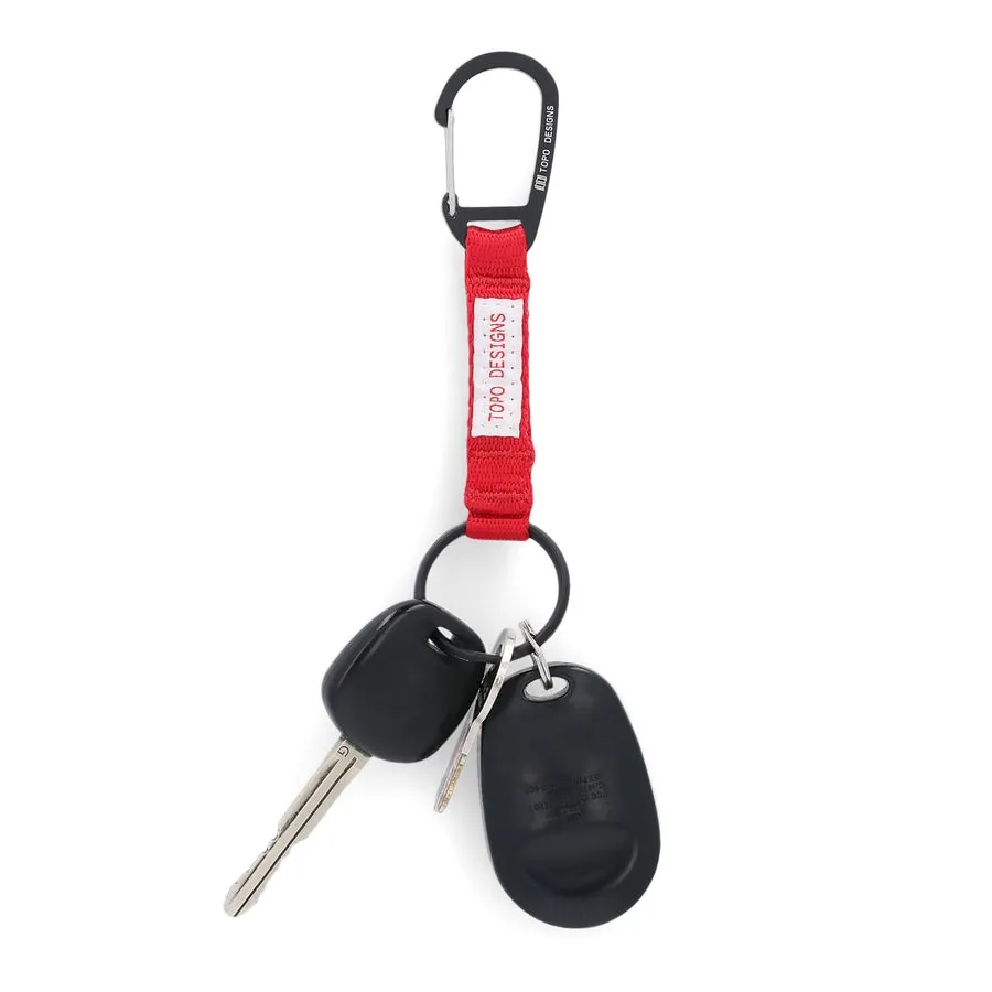 Topo Designs Key Clip - Red