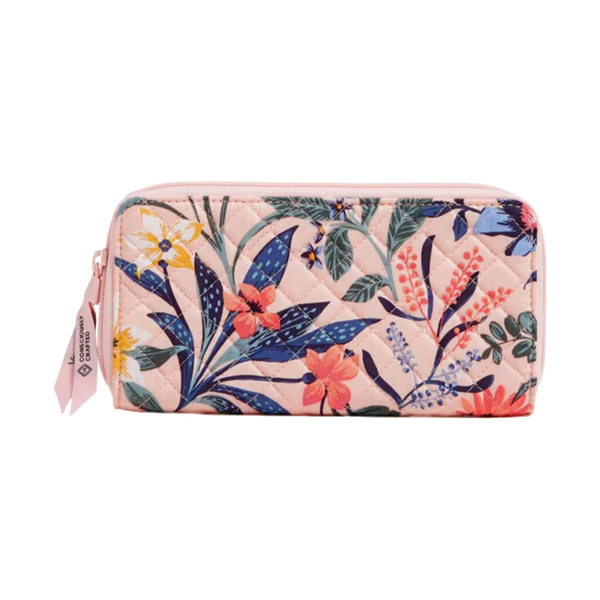 Vera Bradley RFID Jordin Continental Wallet - Paradise Coral - ONLINE STORE CREDIT/EXCHANGE ONLY