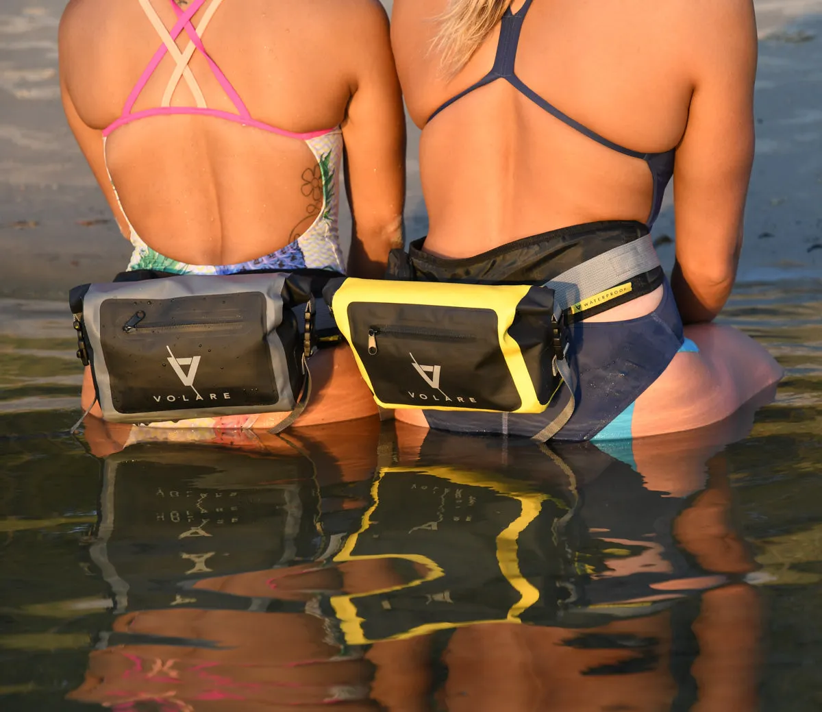 Waterproof Waist Pack - Black Yellow