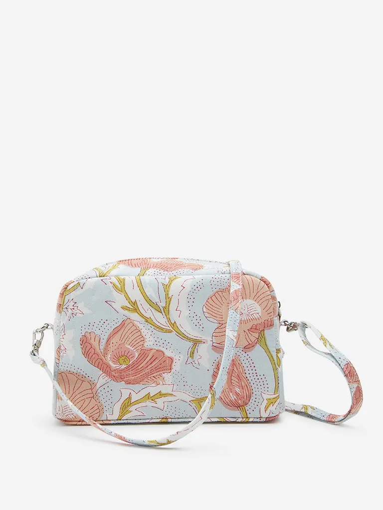 Westside Multicolour Floral Printed Crossbody Bag