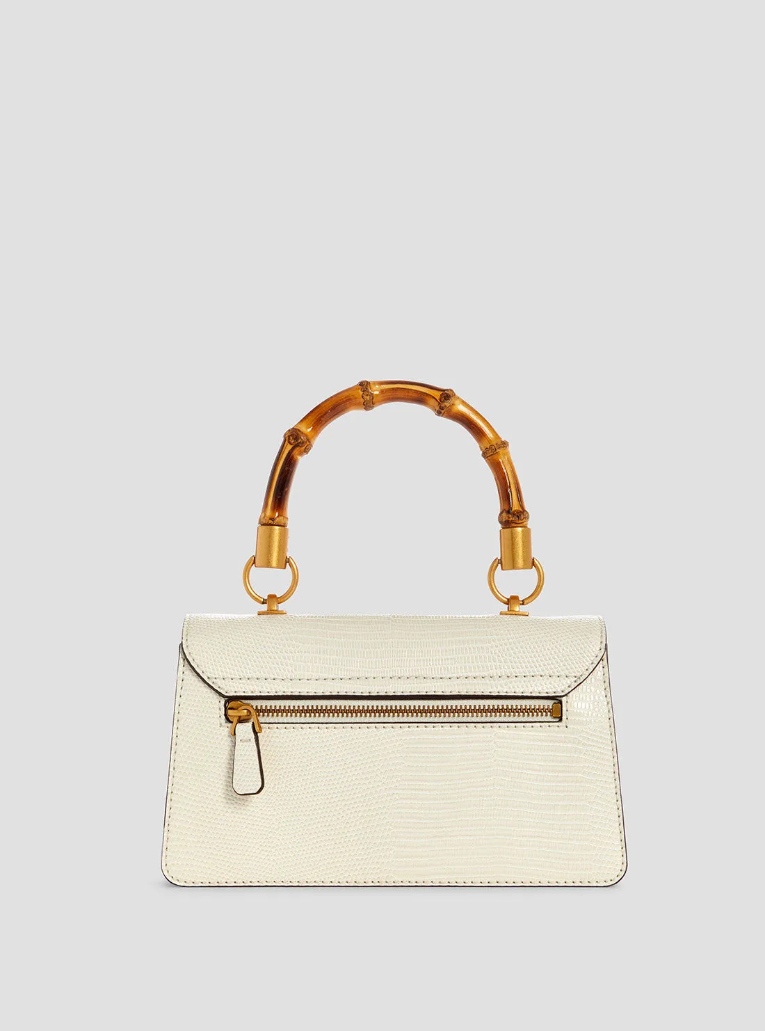 White Sibel Top Handle Bag